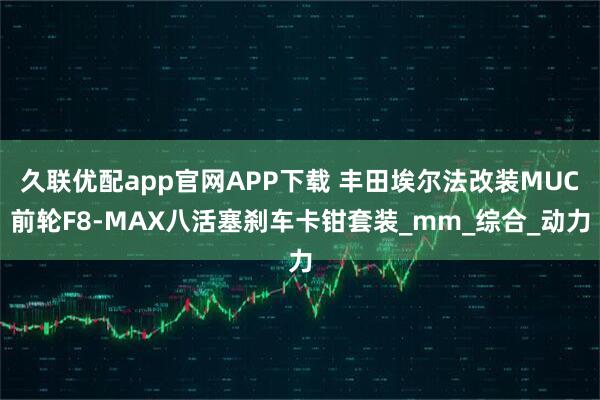 久联优配app官网APP下载 丰田埃尔法改装MUC前轮F8-MAX八活塞刹车卡钳套装_mm_综合_动力