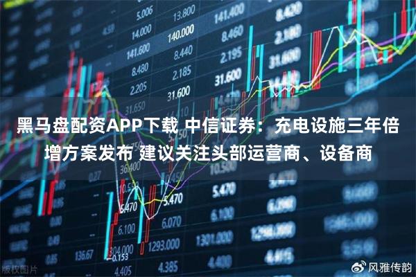 黑马盘配资APP下载 中信证券:充电设施三年倍增方案发布 建议关注头部运营商、设备商
