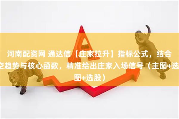 河南配资网 通达信【庄家拉升】指标公式，结合多空趋势与核心函数，精准给出庄家入场信号（主图+选股）